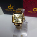 IEKE Square Quartz Gold Watch