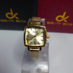 IEKE Square Quartz Gold Watch