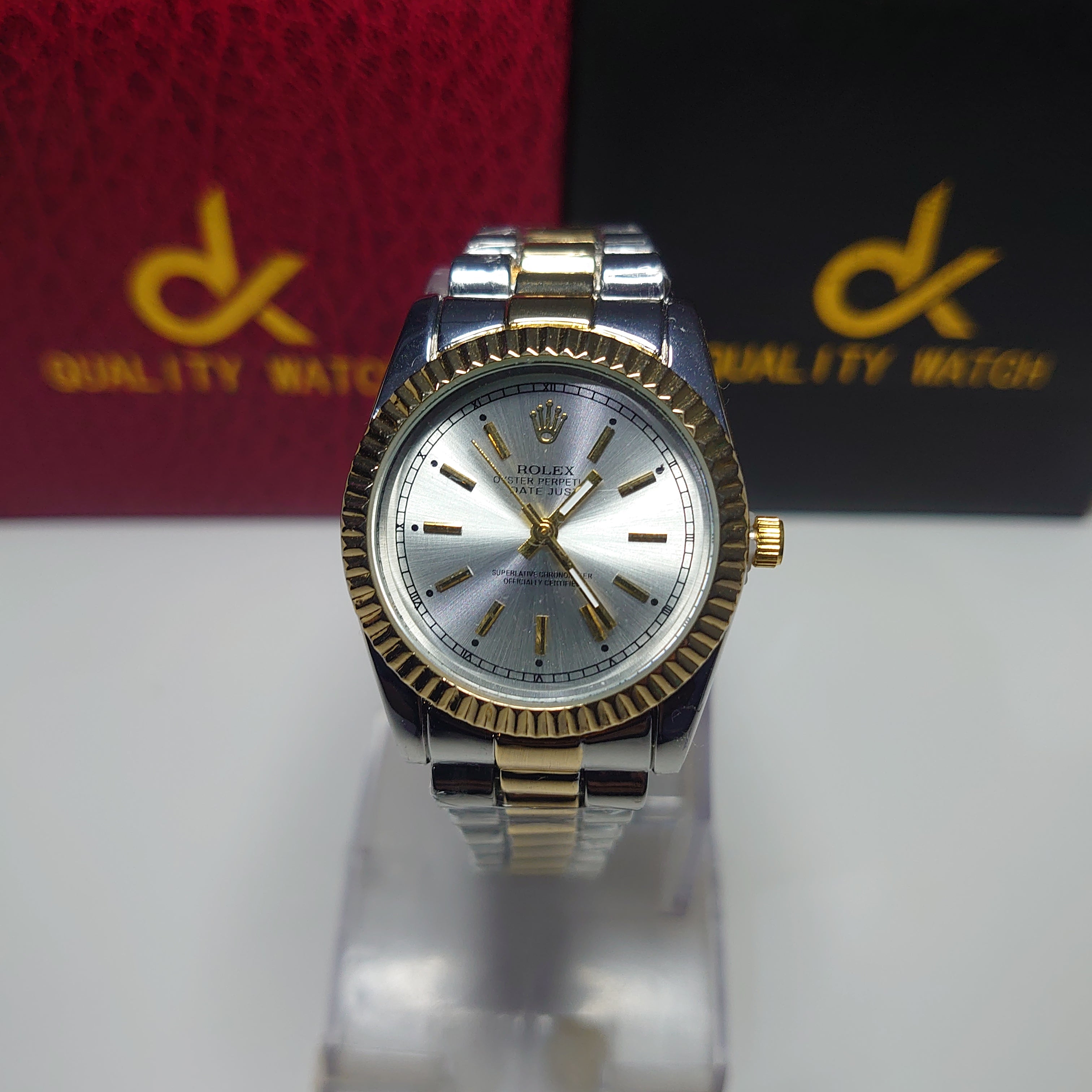 Rolex Datejust Silver Diamond