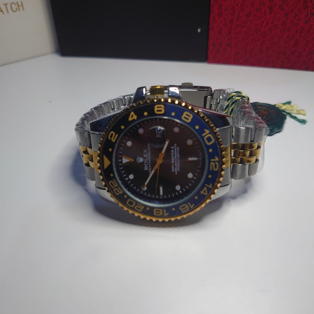 GMT-Master II – أزرق، أسود وذهبي